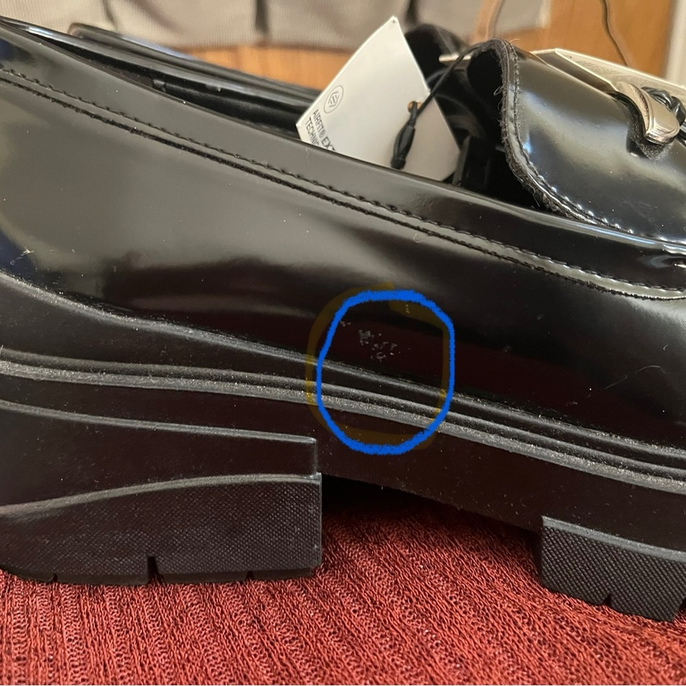 Zara Black Loafers NWT - Picture 7 of 9